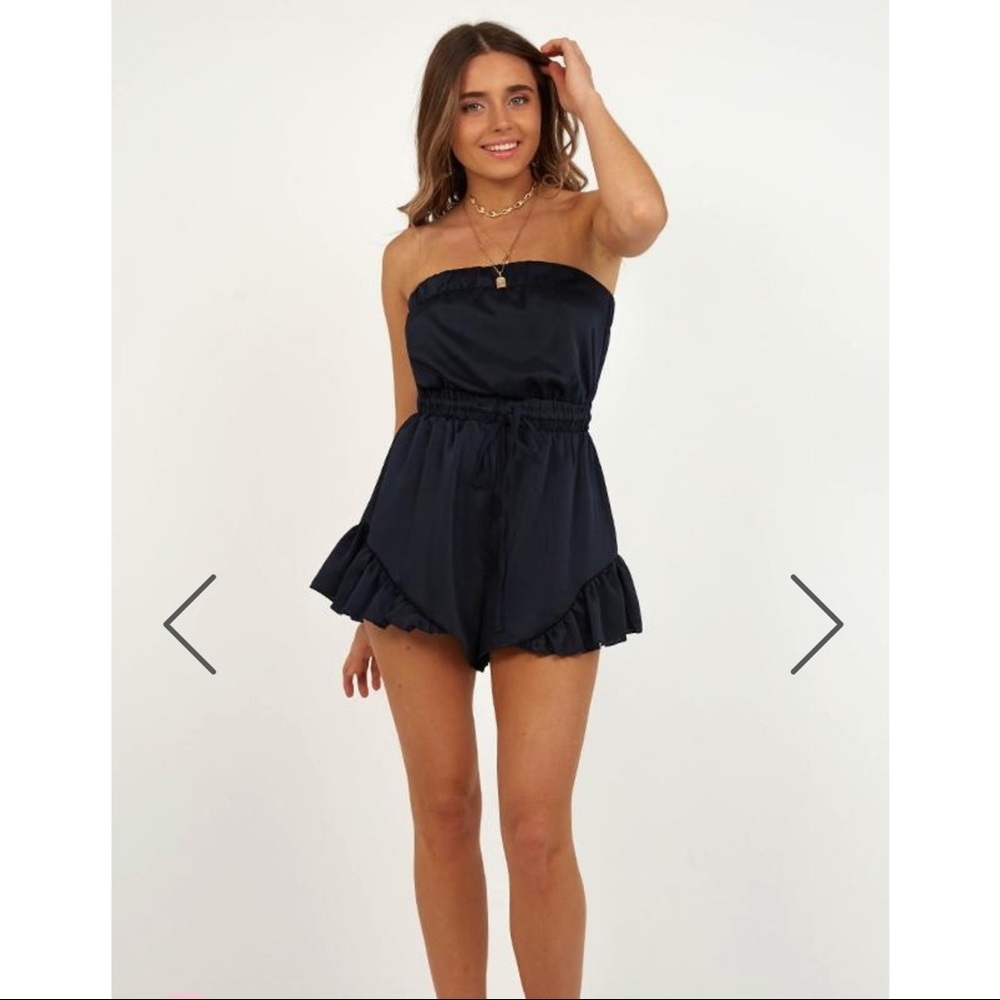 Showpiece Navy Playsuit/ Romper